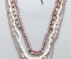 Multi-Layered Beads Necklace in Chennai - Akarshans