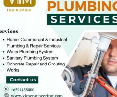 Comprehensive Water Pipe Plumbing Services in Singapore by Vim Engineering - 1