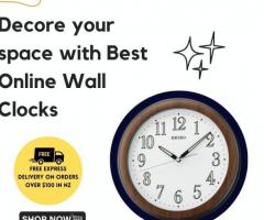 Decore your space with Best Online Wall Clocks | Stonex Jewellers