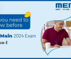 All you need to know before the JEE Main 2024 Session I Exam - 1