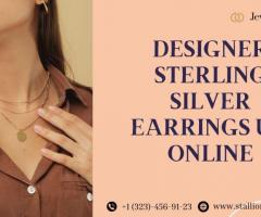 Designer Sterling silver earrings uk online Shop