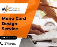 Next-Level Menu Card Design Service Provider Call +91 7003640104