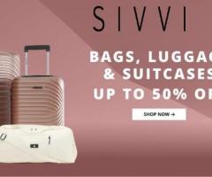 Up to 50% off on Bags, Luggage, and Suitcases with Sivvi Promo Code