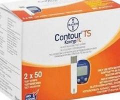 Bayer Contour Ts Test Strips 50 Count (Pack of 2, Multi Color) Free Delivery Worldwide