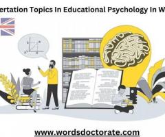 Dissertation Topics In Educational Psychology In Wales