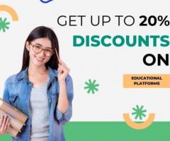 Get up to 20% Discounts on Educational Platforms With Pocketsinfull
