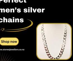 Shop the finest men's silver chains in NZ | Stonex Jewellers