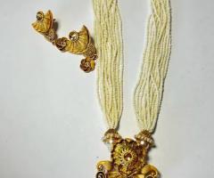 Brass Necklace Set in Jodhpur Akarshans