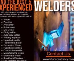 Contact us for experienced Welders from India, Nepal