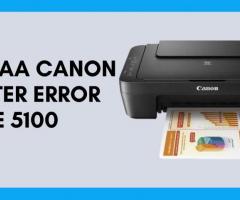 Canon Tulostinvirhekoodin 5100 ratkaiseminen