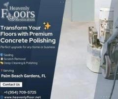 Concrete Floor Polishing Services in Palm Beach Gardens, FL