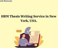 HRM Thesis Writing Service in New York, USA.