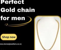 Buy unique gold chains for men | Stonex Jewellers