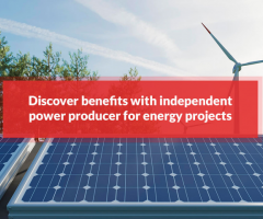 Discover benefits with independent power producers for energy projects