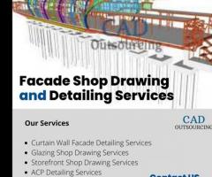 High Quality Facade Shop Drawing and Detailing Services Provider in USA