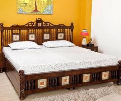 Bedroom Couture: Purchase Your Original Teak Wood Bed – Buy Now. - 1