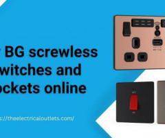 Buy bg screwless switches and sockets online - 1