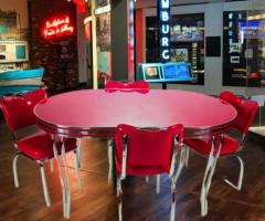 Add a sense of old-world charm to your kitchen with Retro Diner Tables and Chairs