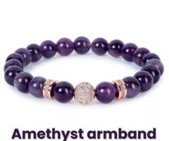 Embrace Beauty with the Amethyst Armband - 1