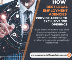 Unlock Exclusive Job Opportunities with the Best Legal Employment Agencies