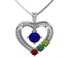 Gift of Affection Mother & Child Birthstone Pendant