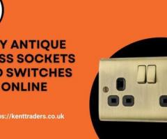 Buy Antique brass sockets and switches Online