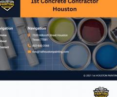 1st Concrete Contractor is a Residencial & Commercial Company in Houston, Texas