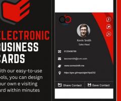 ConnectvithMe - Create Customize Electronic Business Cards