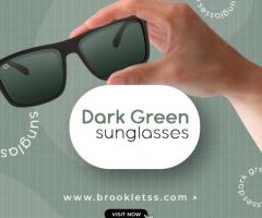 Dark green sunglasses - 1