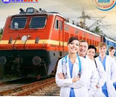 Utilize Train Ambulance Services in Kolkata by Medilift with full medical support