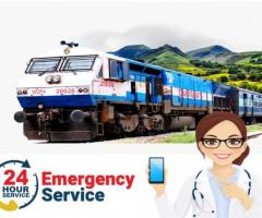 Get Train Ambulance Services in Delhi by Medilift with medical facilities - 1