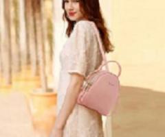 Get Pink Mini Backpack Bag for Girls by Vismiintrend Online