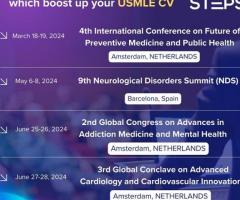 Upcoming International Conferences for USMLE CV - Next Steps