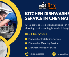 Dishwasher Installation, Cleaning And Repair Services In Chennai - IqFix