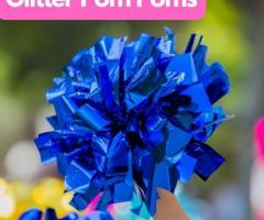 Add Some Sparkle to Your Spirit with Glitter Pom Poms - 1