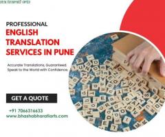 English Translation Services in Pune | Bhasha Bharati Arts