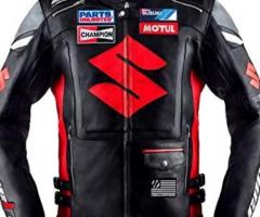 Suzuki motorcycle racing leather jackets - 1