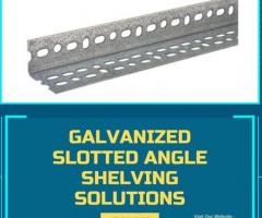 Galvanized Slotted Angle Shelving Solutions