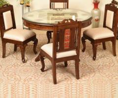 Shop Wooden Dining Table Sets for Stylish Dining - Buy Now - 1