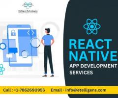 React Native App Development Services for Robust Applications