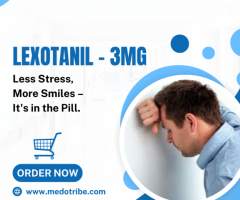 Find Calm with Lexotanil 3mg: Your Anxiety Medication Solution from Medotribe in the USA!