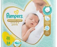 Pampers Premium Care Pants for Newborn Baby Diapers - 1