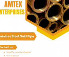 Stainless Steel Gold Pipe Manufacturers, Stockists and Suppliers in Mumbai