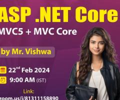 ASP. NET Core (MVCS + MVC Core) l Software Training l NareshIT l Hyderabad
