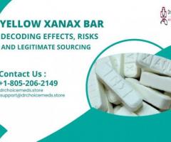 Yellow Xanax Bar: Decoding Effects, Risks, and Legitimate Sourcing | DrchoiceMeds
