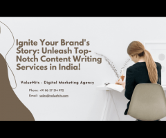 Ignite Your Brand's Story: Unleash Top-Notch Content Writing Services in India!