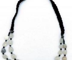 Aakarshans resin necklace with black string in Jaipur - Akarshans
