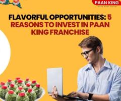 Flavorful Opportunities: 5 Reasons to Invest in Paan King Franchise