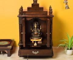 Wooden Temples for Home for Divine Presence - Buy Now! - 1