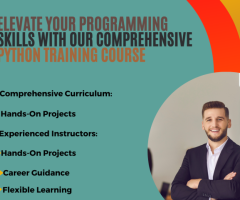 Elevate your programming skills with our comprehensive Python Training Course